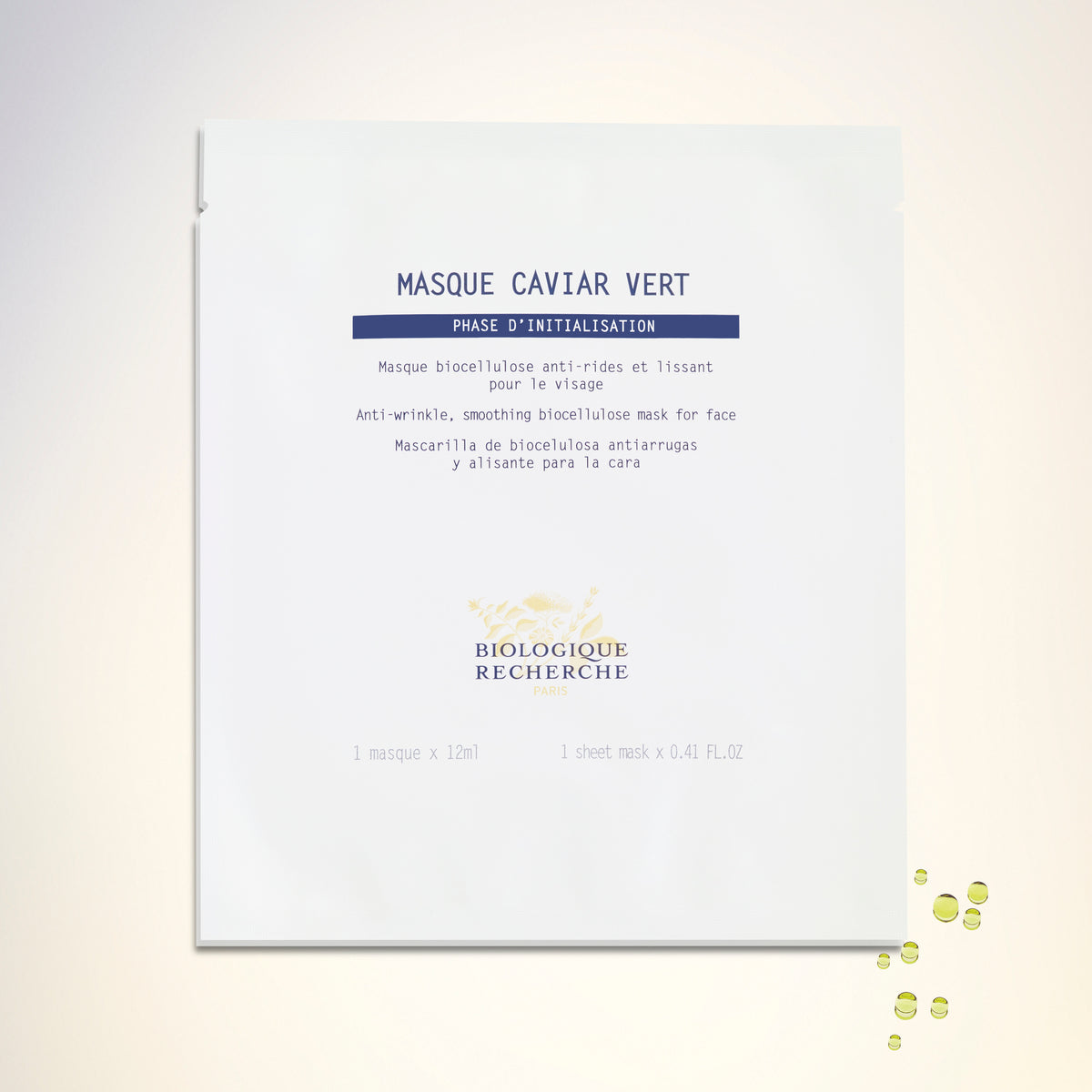 Biologique Recherche Masque Caviar Vert 1 Sachets